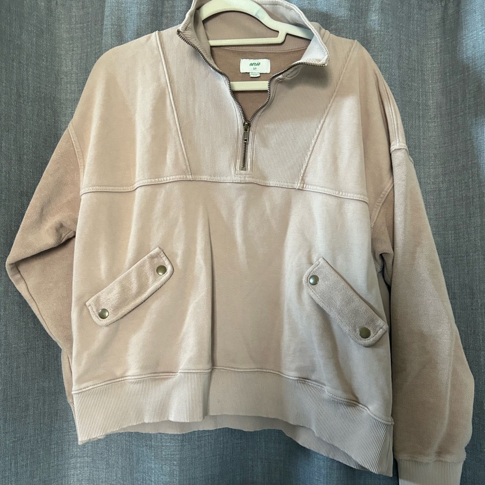 Aerie moto sweater